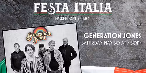 Generation Jones at Festa Italia 2026
