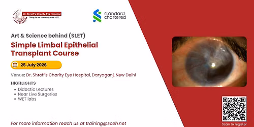 Art & Science behind (SLET) - Simple Limbal Epithelial Transplant Course