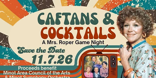 Caftans & Cocktails - A Mrs. Roper Game Night