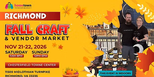 Richmond Fall Craft and Vendor Market
