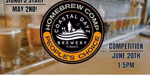 2026 Coastal Dayz Brewery People's Choice Homebrew Competition