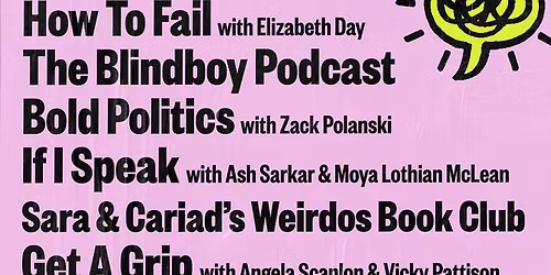 How to Fail with Elizabeth Day - Crossed Wires at The Oval Hall at Sheffield City Hall