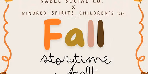 Fall Storytime + Craft