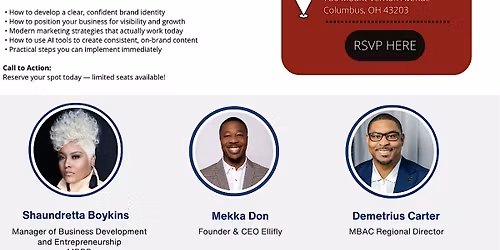 Columbus MBAC: Turn Your Brand Into Growth: AI-Powered Branding & Marketing