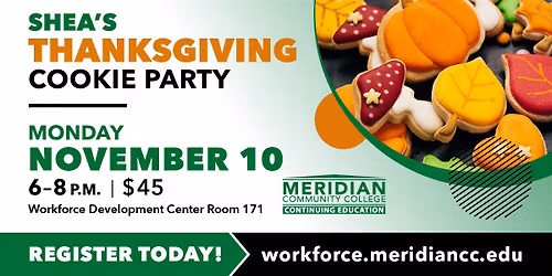 SHEA'S THANKSGIVING COOKIE PARTY