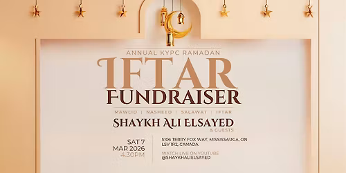 Annual KYPC Iftar Fundraiser & Mawlid 2026