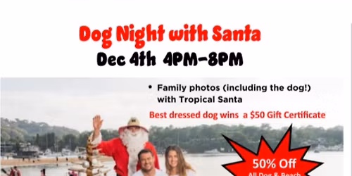 Dog Night with Santa