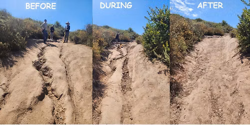 THU 8\/6 9:00AM Trailwork - BFI Trail Rut Repair in El Moro\/Crystal Cove
