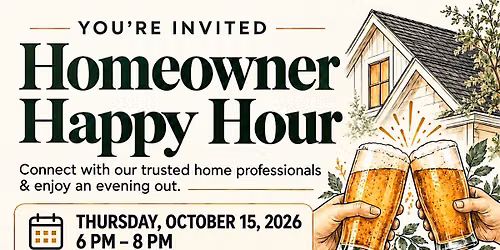 Homeowner Happy Hour