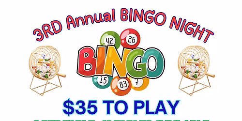 3rd Annual BINGO Fundraiser
