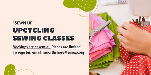 \u201cSewn Up\u201d Upcycling Sewing Classes