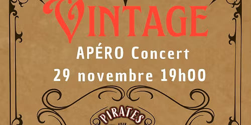 Apéro Concert VINTAGE 