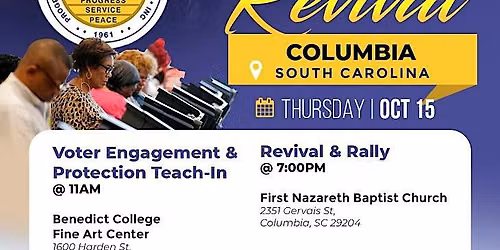 The People's Revival GOTV Tour Stop- Columbia, SC
