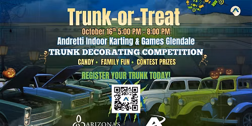 Community Trunk-or-Treat with Arizona Children\u2019s Association! \ud83c\udf83\ud83c\udf6c  Description: