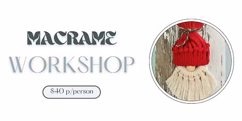 Macrame Workshop at Seaside Shoppes