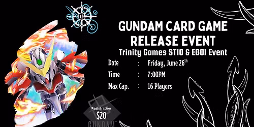 Gundam Card Game: ST10 Release Event