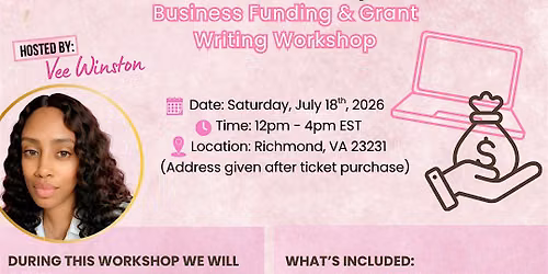 The Funding Blueprint: Business Funding & Grant Writing Workshop
