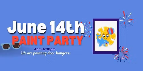 Hello Summer Door Hanger Paint Party