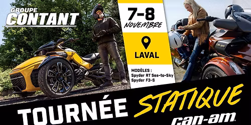 Tourn\u00e9e statique Spyder - Laval
