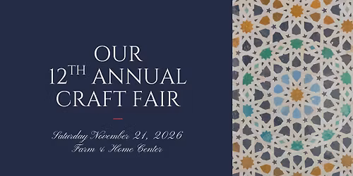Save the Date! 12th Annual Holiday Craft Fair