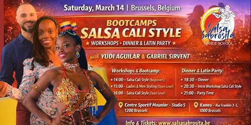 Salsa Cali Style -Colombia- Bootcamp & Latin Fiesta \u2013 Brussels Edition