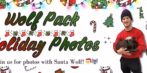 Pet Photos with Santa Wolf