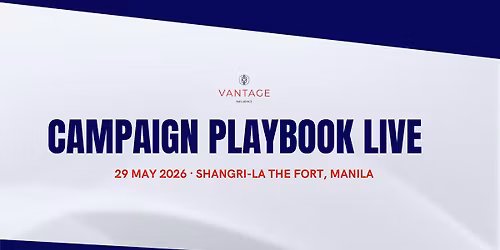 Campaign Playbook Live Conference