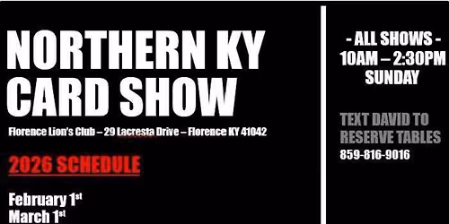NKY card Show !!!!!