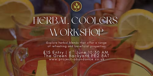 Herbal Coolers Workshop