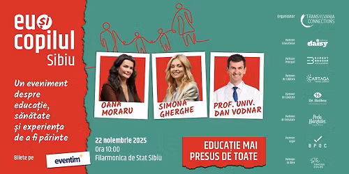 Conferin\u021ba  \u201eEu \u0219i Copilul" Sibiu