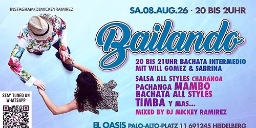 BAILANDO \u2605 Workshop & Party