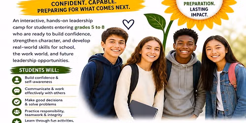 Leadership Lab {Sunflower Junior}: Confident. Capable. Preparing for What Comes Next.\ud83c\udf3b