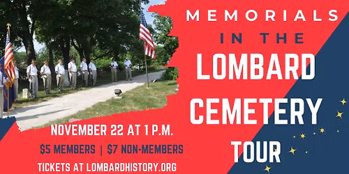 Military Memorials in Lombard Cemetery
