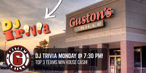 DJ Trivia Monday @ 7:30 PM! 