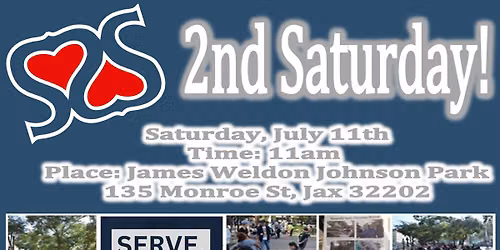 July 2nd Saturday Outreach - July 11th!