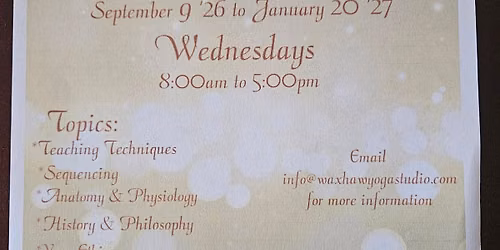 200 hour Yoga Teacher Training