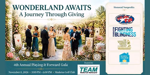 4th Annual Nonprofit Gala: Wonderland Awaits: A Journey Through Giving