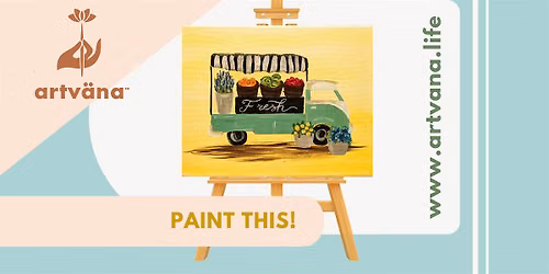 Farmers Market Truck Paint & Sip at The Bus Stop | Olympia, WA