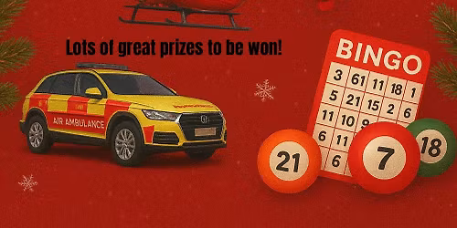 Charity Christmas Bingo- Midlands Air Ambulance\ud83d\ude81