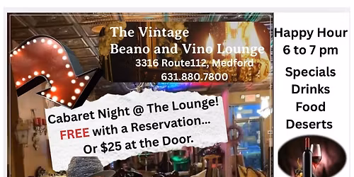 Cabaret at the Lounge~Click Photo for details!