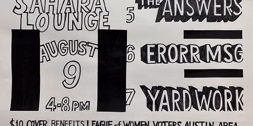 Get-Out-And-Vote Benefit Show
