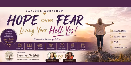 Hope Over Fear - Living Your Hell Yes!