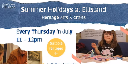 Summer Holidays at Ellisland: Heritage Arts & Crafts (Silhouette Making)