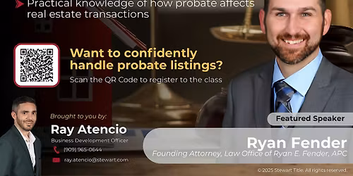 Probate & Estate Planning Masterclass with Attorney Ryan Fender
