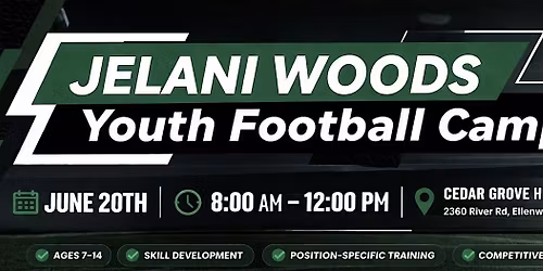 Jelani Woods Youth Football Camp