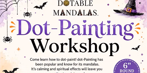 Brantford-Candy Tray Dot-Painted Mandala Workshop