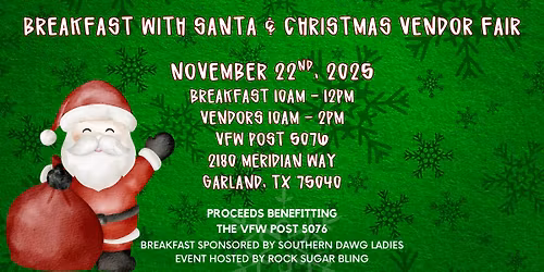 Breakfast with Santa - VFW Garland