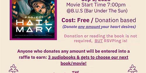 Movie Bookclub - Project Hail Mary