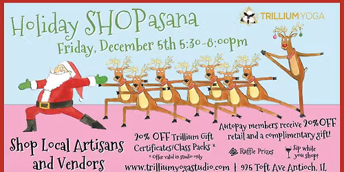 SHOPasana Handmade Holiday Market Sip & Shop