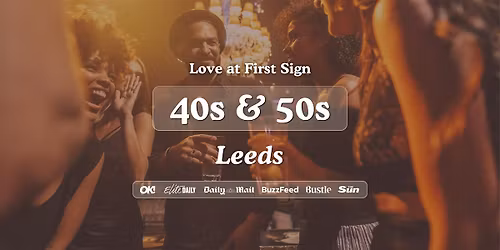 40s & 50s Singles Night at Bootlegger Leeds | Love at First Sign